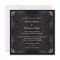 Elegant Floral Black and Purple Damask Wedding