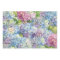 Elegant Floral Blue and Pink Hydrangea Pattern
