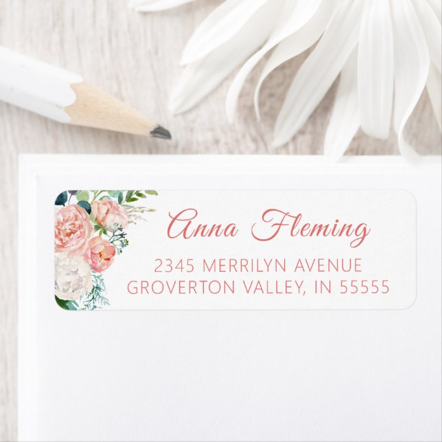 Elegant Floral Blush Pink Rose Script (Insitu)