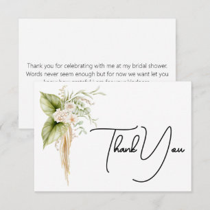 Elegant Floral Border Paper Label Name Tag Thank You Card
