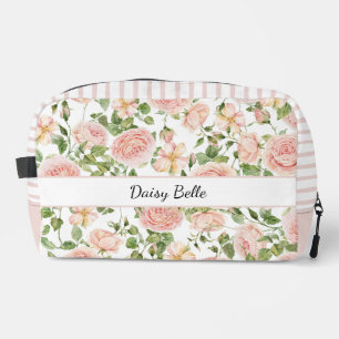 Elegant Floral Botanical Rose Pink Wedding Pouch