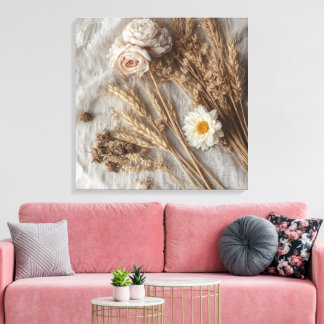 Elegant Floral Bouquet Wall Art
