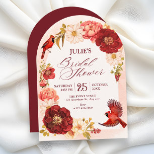 Elegant Floral branch bridal shower Invitation