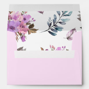 Elegant Floral Bridal Shower Envelope