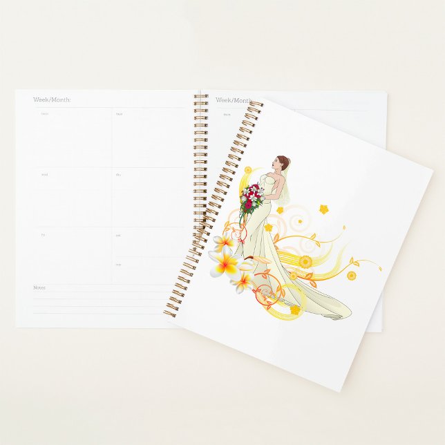 Elegant Floral Bride Romantic Wedding Design  Planner (Creator Uploaded)