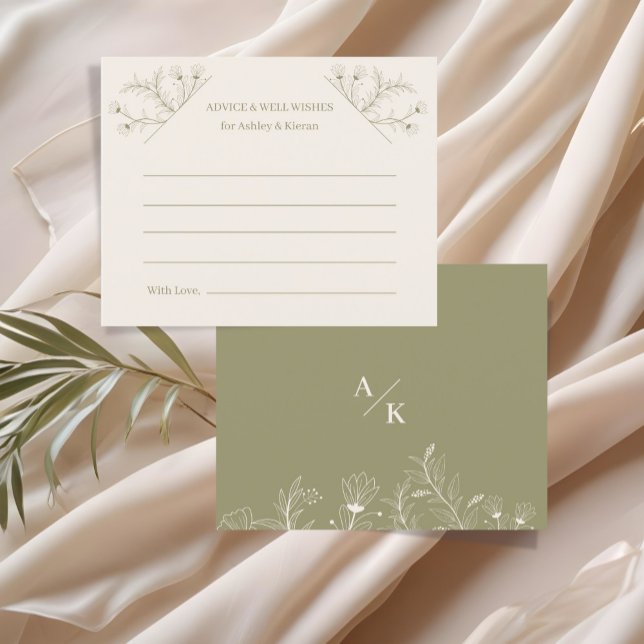 Elegant Floral Budget Advice Card (Creator Uploaded)