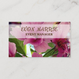 Elegant Floral  Busines Card