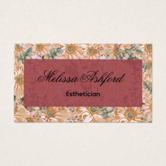Elegant Floral Business Card 