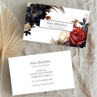 Elegant Floral  Business Card