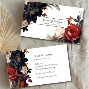 Elegant Floral  Business Card