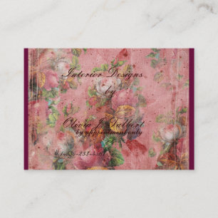 Elegant Floral Business Card