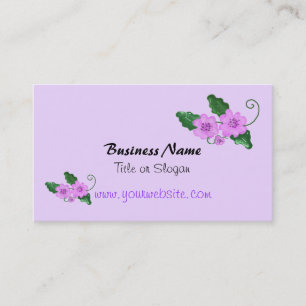 Elegant Floral Business Design Card