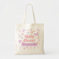 Elegant Floral Butterfly Baby Shower Mummy To Be
