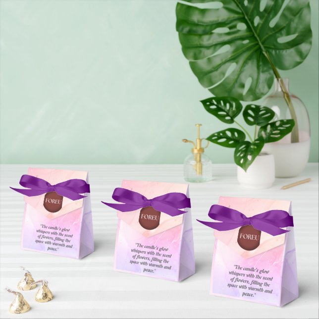 Elegant Floral Candle Business Card – FOREU Studio Favour Box (Multiple)