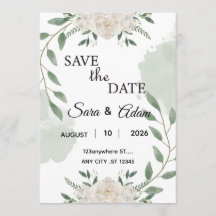 Elegant Floral Card