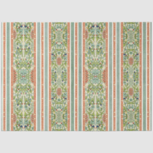 Elegant Floral Chinoiserie Vintage Jade Decoupage Tissue Paper