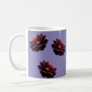 Elegant Floral Coffee Mug – Vintage Flower Design 