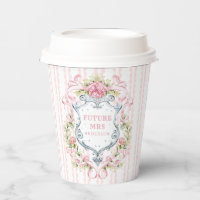 Elegant Floral Crest | Future Mrs