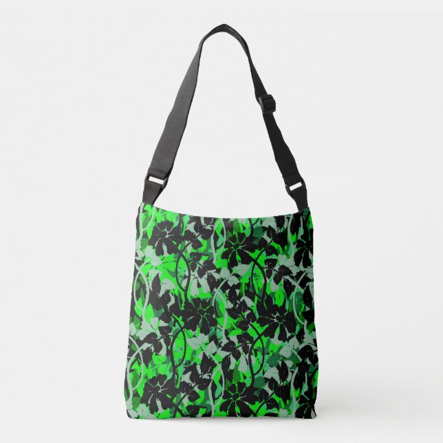 Elegant Floral Crossbody Bag (Front)
