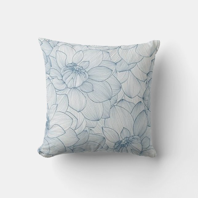 Elegant Floral Cushion (Front)
