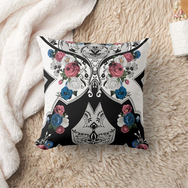 Elegant Floral  Cushion (Blanket)