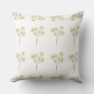 Elegant floral cushion