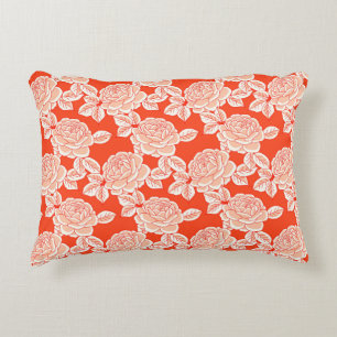 Elegant Floral Cushion with Vintage Charm