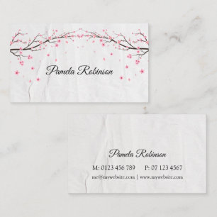 Elegant Floral Custom Business Card