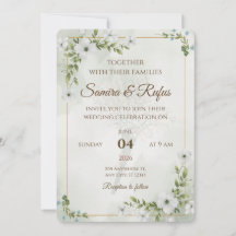 Elegant Floral - Customisable Rustic Boho