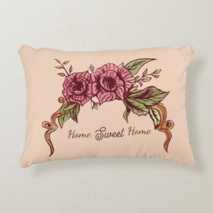 Elegant Floral Decorative Cushion