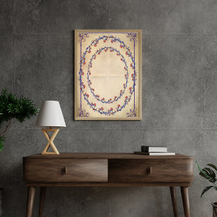 Elegant Floral Decoupage Tissue Paper 