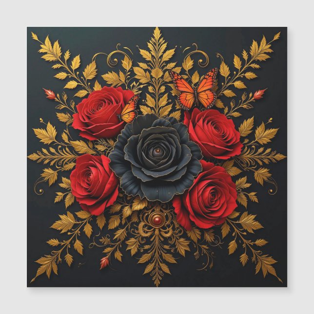 Elegant Floral Design (Front)