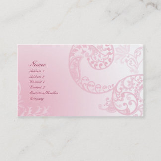 Elegant Floral Design Business Card