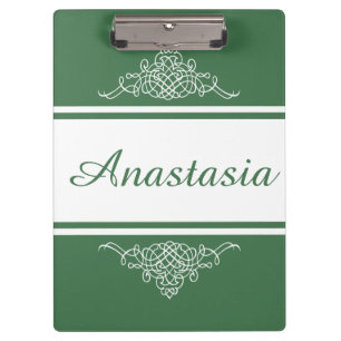 Elegant floral design clipboard