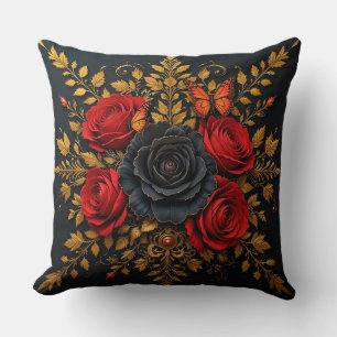 Elegant Floral Design Cushion