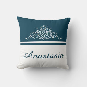 Elegant floral design cushion