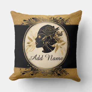 Elegant Floral Design Cushion
