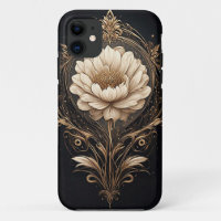 Elegant Floral Design Featuring Ornate Patterns