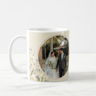 Elegant Floral Design for Bridesmaid Gifts Coffee Mug