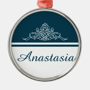 Elegant floral design metal tree decoration
