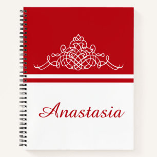 Elegant floral design notebook