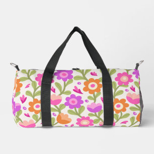 Elegant Floral Designs – Beautiful & Customisable Duffle Bag