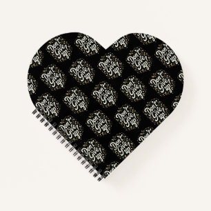 Elegant Floral "Don't Give Up!" Motivational  Notebook