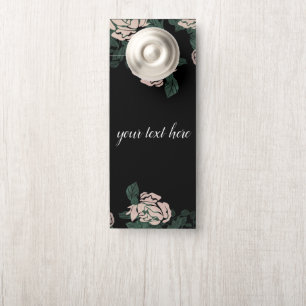 elegant floral door hanger