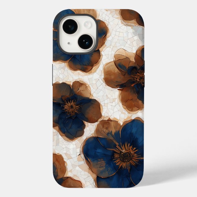 Elegant Floral Durable Phone Case (Back)