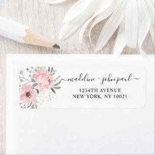 Elegant Floral Dusty Blush Pink Wedding