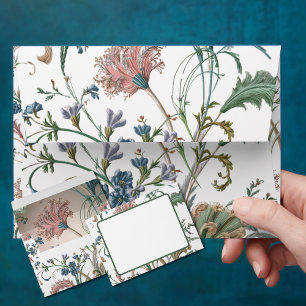 Elegant, Floral English Regency Regencycore style Envelope