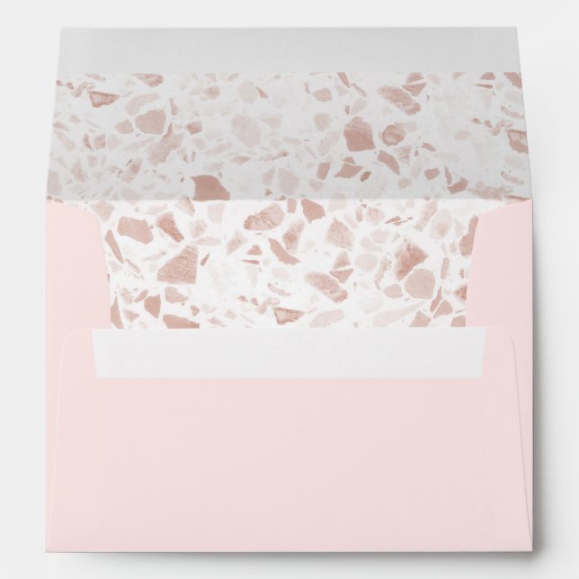 Elegant Floral Eucalyptus Wedding Envelope (Back (Bottom))