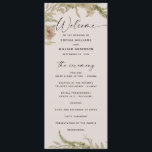 Elegant Floral & Fern Wedding | Botanical Garden Programme<br><div class="desc">Celebrate your big day with this elegant botanical wedding program, featuring soft watercolor ferns, delicate greenery, and neutral florals. The minimalist design combines clean typography with natural accents, creating a timeless piece that guides guests through your ceremony and reception. The front highlights the wedding details and ceremony order, while the...</div>
