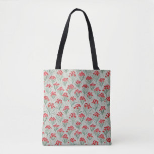 Elegant Floral Field Pattern Tote Bag